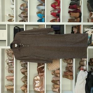 Polo collared midi/maxi sweater dress